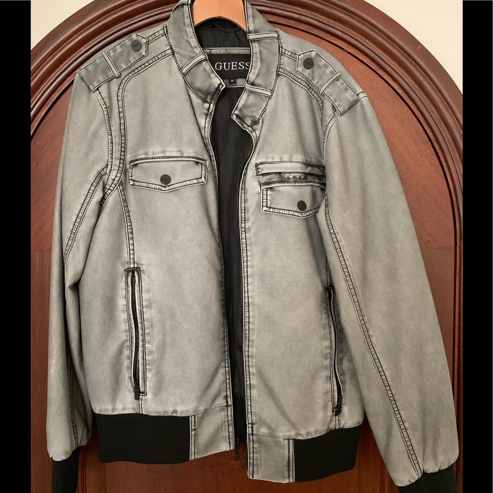 Guess vintage leather jacket